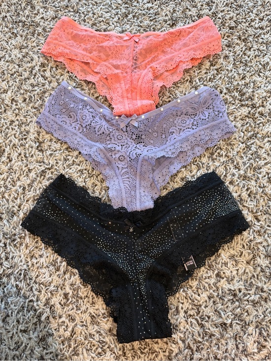 Victoria's Secret Other - NWOT Victoria’s Secret Set of 3 Panties Undies Very Sexy Cheeky Style size S